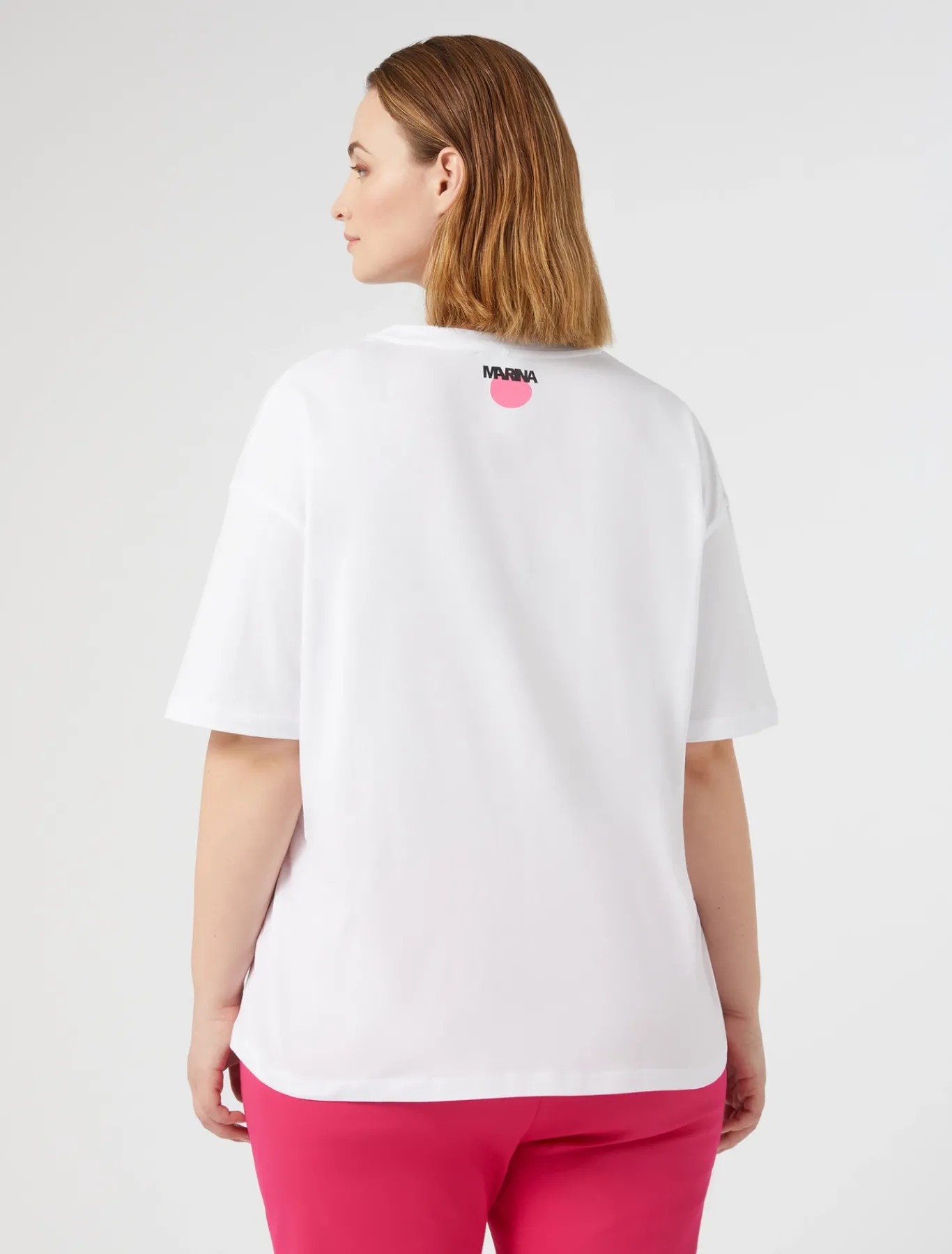 Marina Rinaldi T-shirt en jersey imprimé BLANCNEUTRE Fashion
