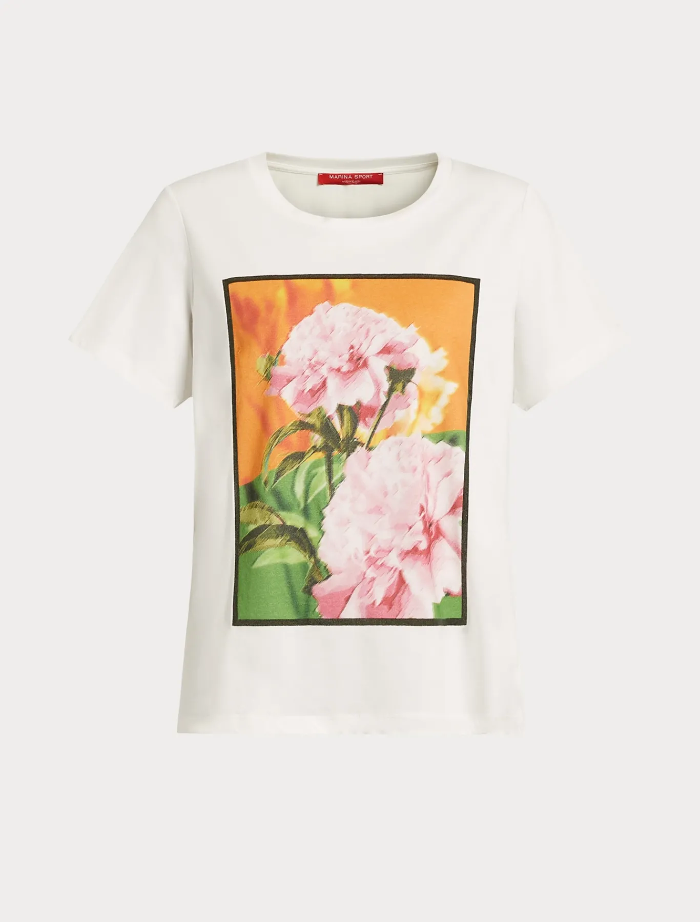 Marina Rinaldi T-shirt en jersey imprimé BLANC Outlet