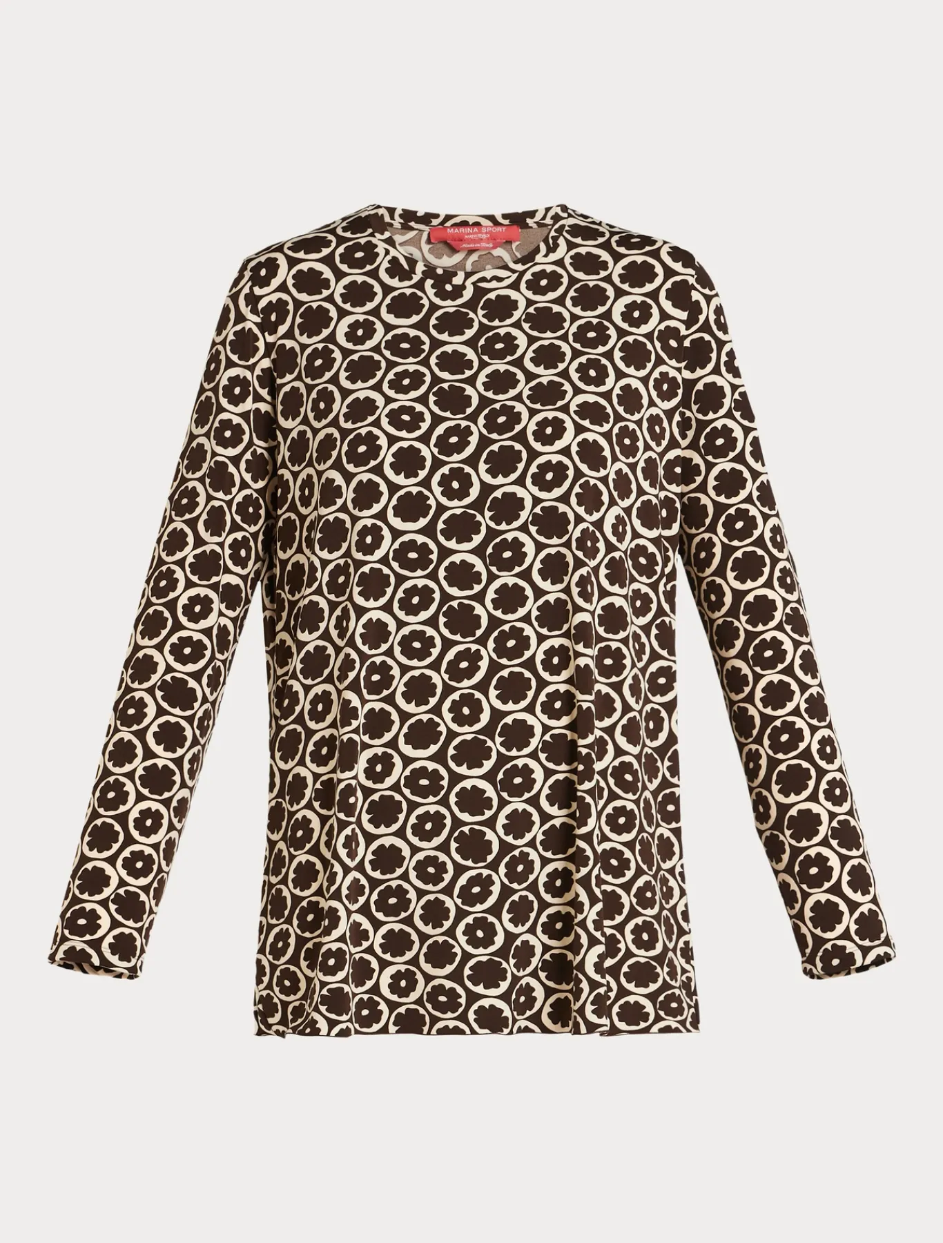 Marina Rinaldi T-shirt en jersey imprimé BRUN Hot