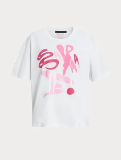 Marina Rinaldi T-shirt en jersey imprimé BLANCNEUTRE Fashion