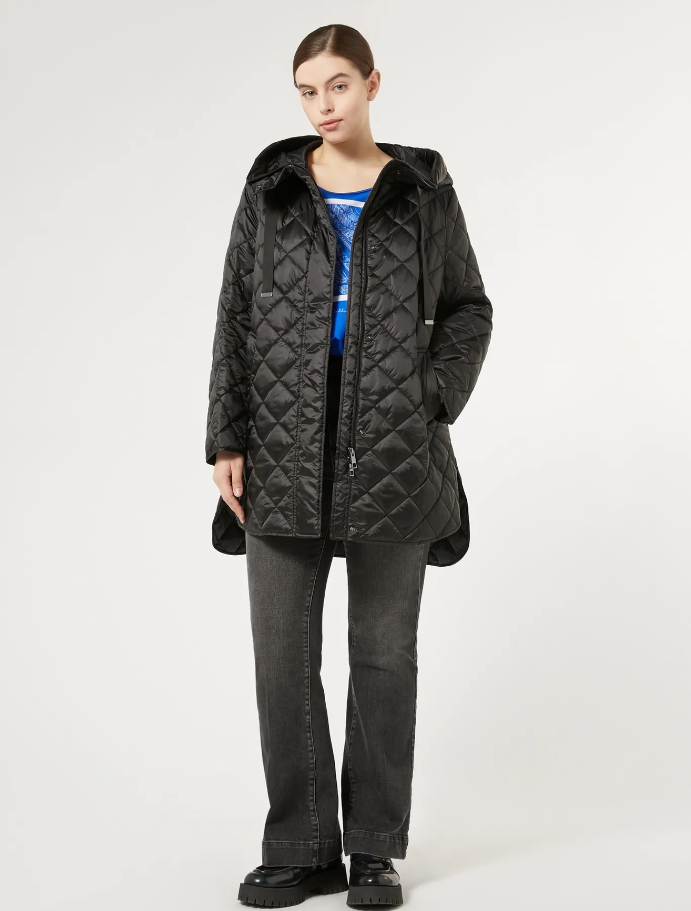 Marina Rinaldi T-shirt en jersey imprimé BLEUET Discount