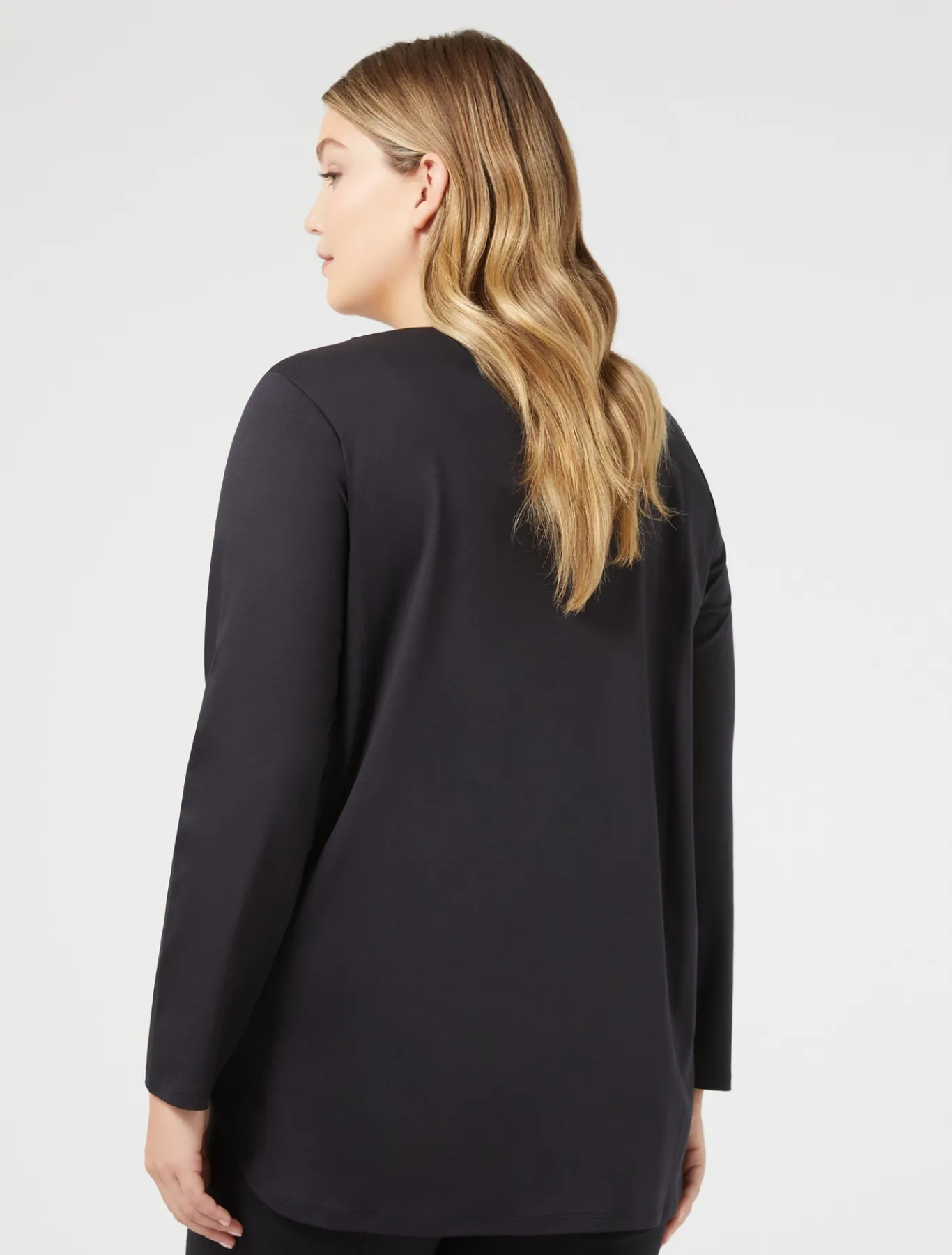 Marina Rinaldi T-shirt en jersey interlock NOIR Sale