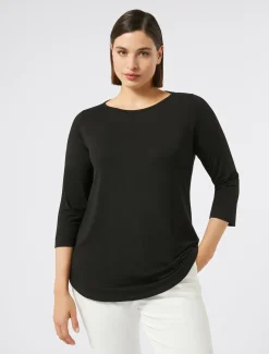 Marina Rinaldi T-shirt en jersey stretch NOIR Best