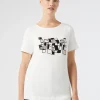 Marina Rinaldi T-shirt en jersey stretch IVOIRE Hot