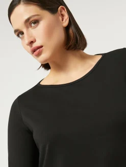 Marina Rinaldi T-shirt en jersey stretch NOIR Best