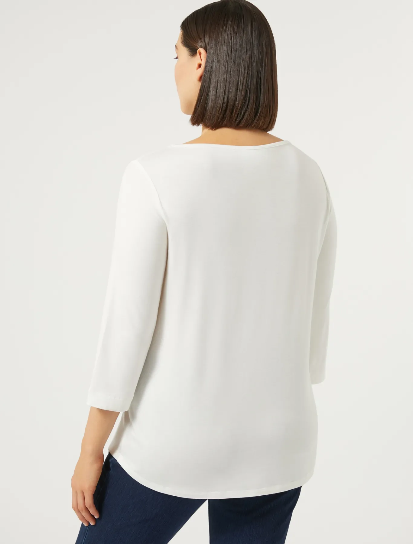 Marina Rinaldi T-shirt en jersey stretch IVOIRE Clearance