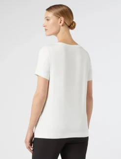 Marina Rinaldi T-shirt en jersey stretch IVOIRE Hot