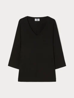 Marina Rinaldi T-shirt en jersey stretch NOIR Hot