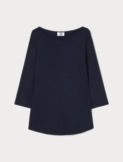 Marina Rinaldi T-shirt en jersey stretch BLEUNUIT Clearance