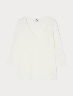 Marina Rinaldi T-shirt en jersey stretch IVOIRE Online