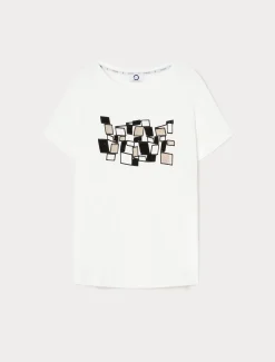 Marina Rinaldi T-shirt en jersey stretch IVOIRE Hot