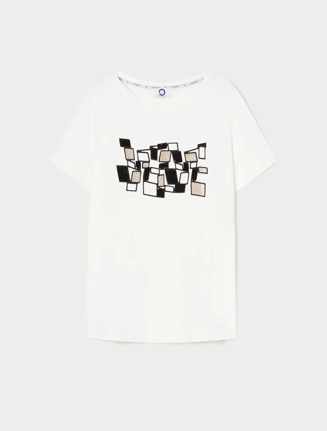 Marina Rinaldi T-shirt en jersey stretch IVOIRE Hot