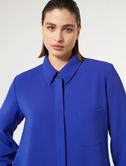 Marina Rinaldi Tunique en cady triacétate BLEUVIOLET Online