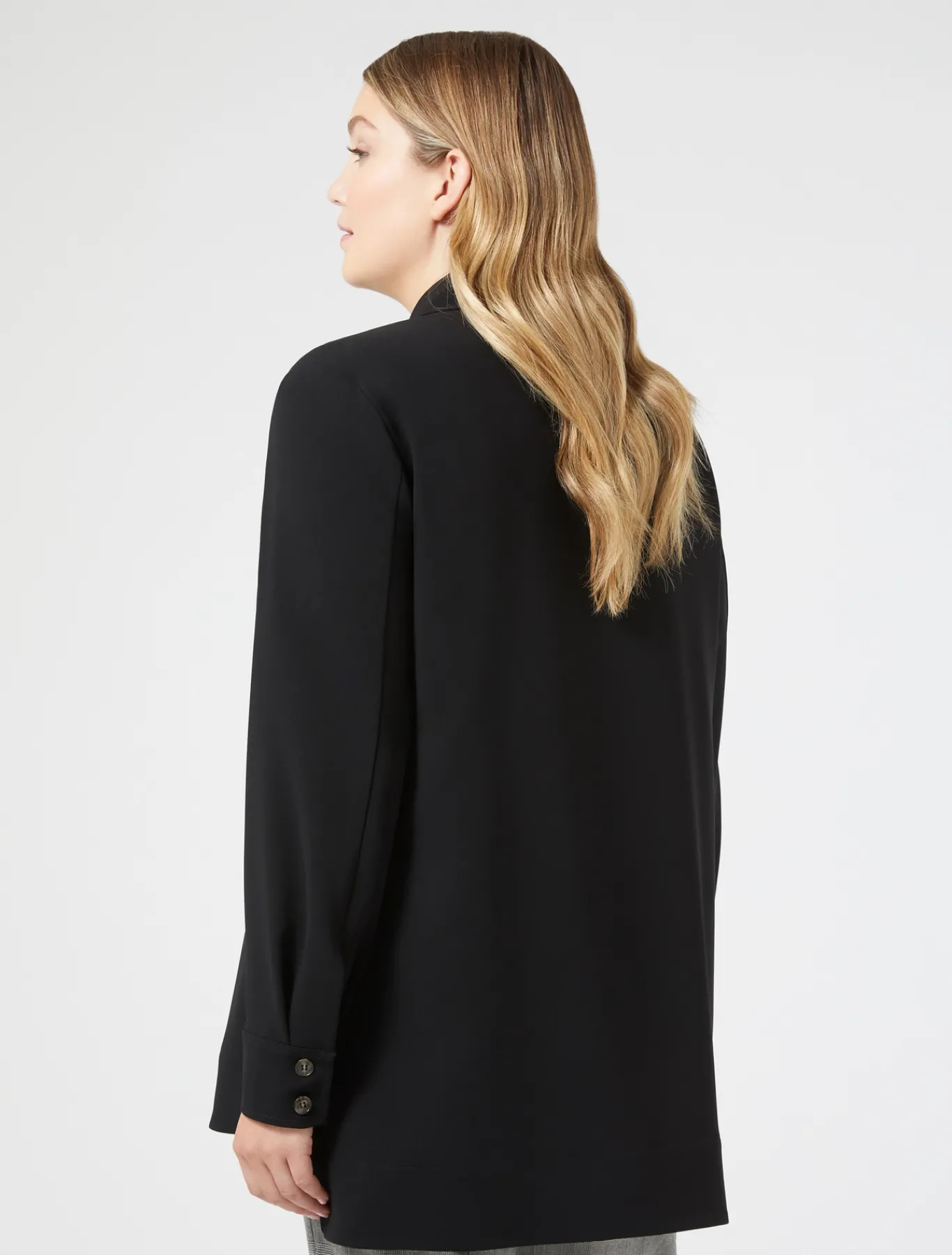 Marina Rinaldi Tunique en cady triacétate NOIR Sale