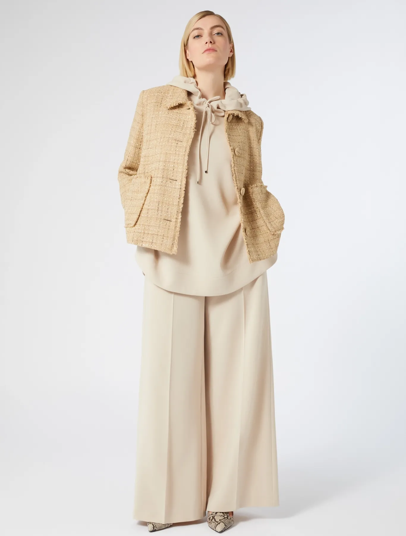 Marina Rinaldi Tunique en cady triacétate BEIGE Sale