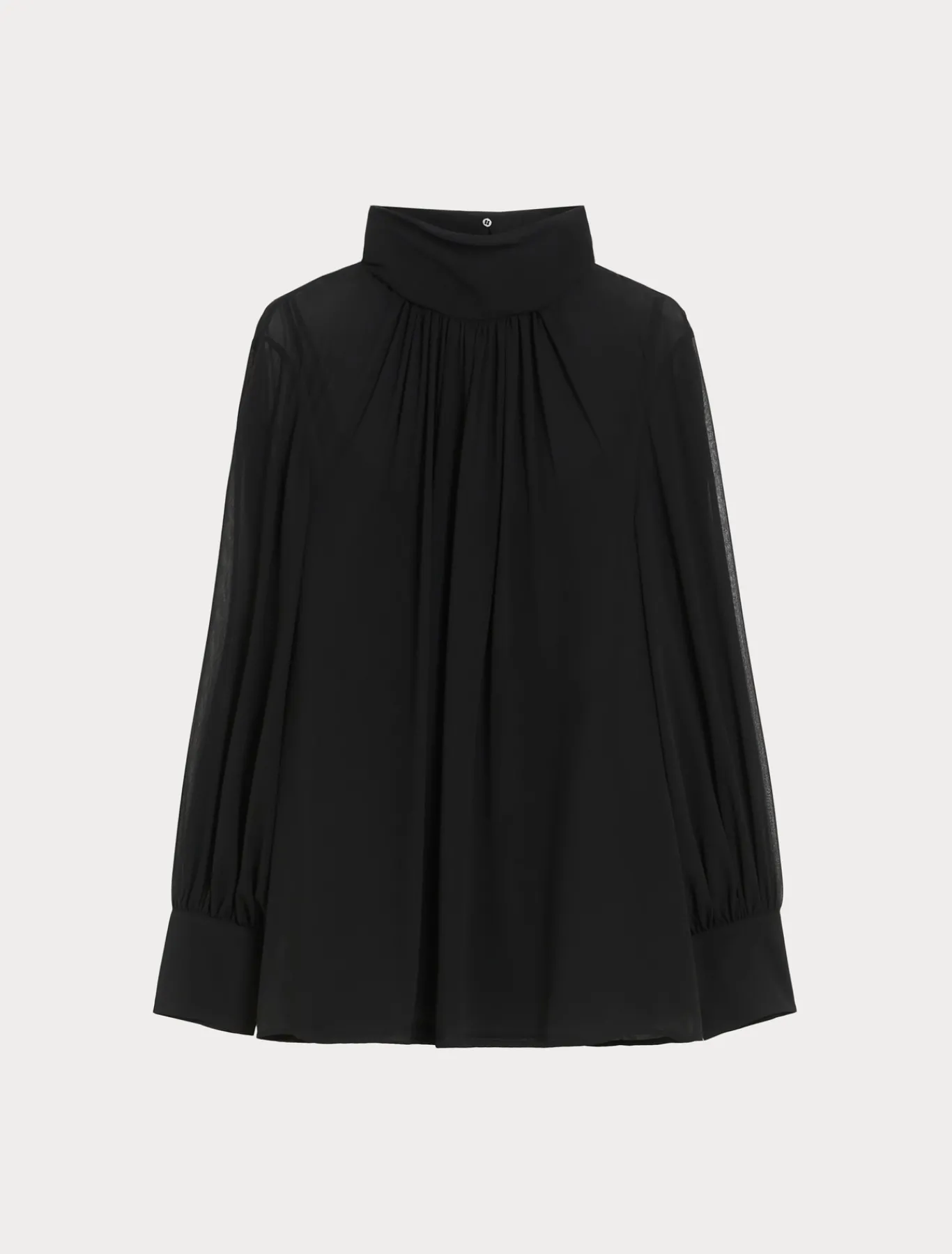 Marina Rinaldi Tunique en georgette NOIR Clearance
