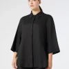 Marina Rinaldi Tunique en lin NOIR Fashion