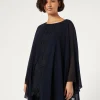Marina Rinaldi Tunique en macramé lamé BLEUNUIT Fashion