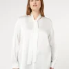 Marina Rinaldi Tunique en satin BLANC New