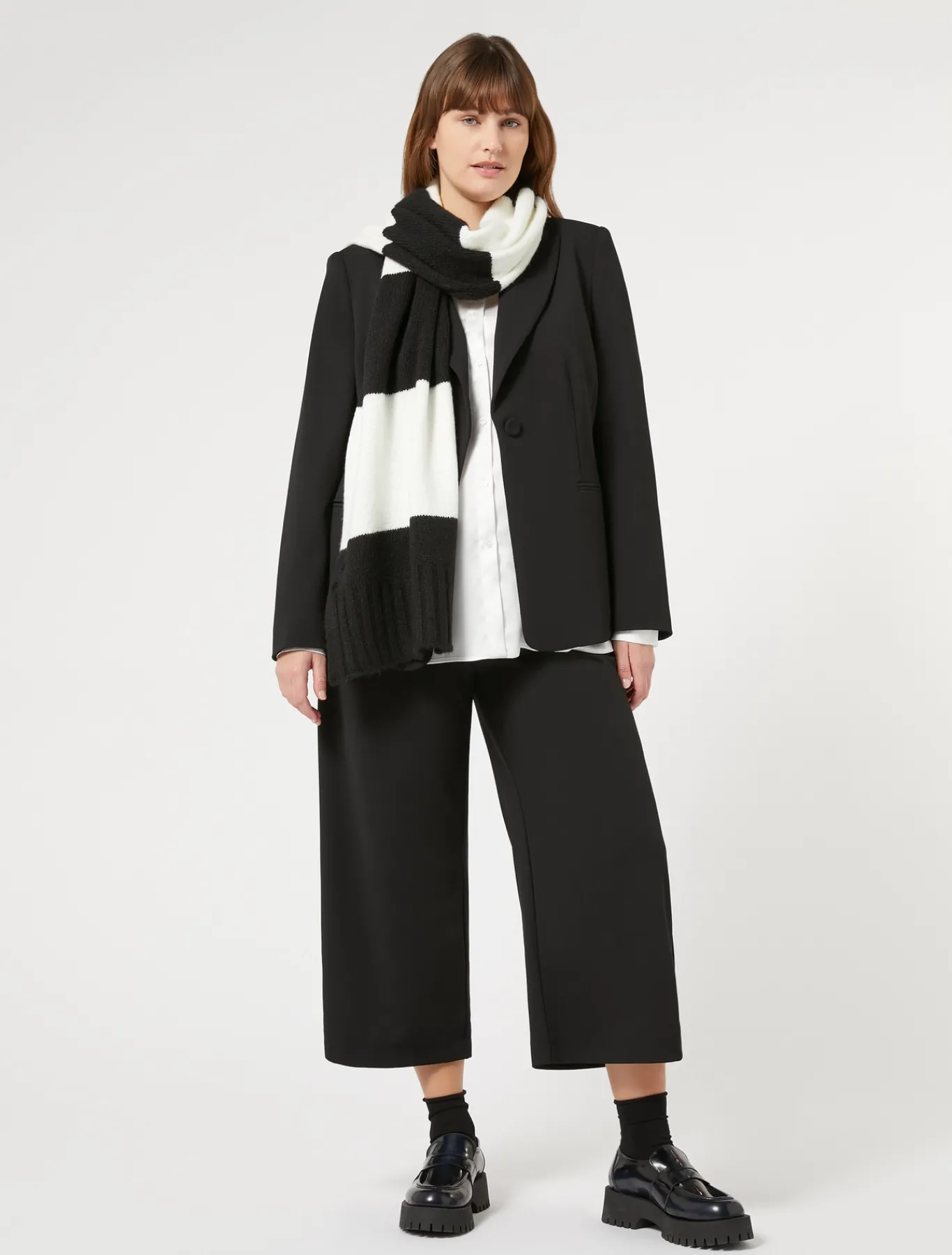 Marina Rinaldi Tunique en satin BLANC New