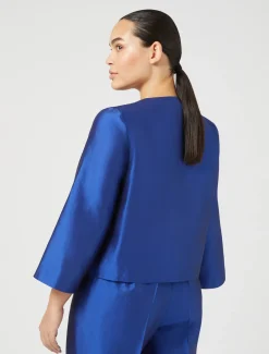 Marina Rinaldi Tunique en shantung de soie VIOLET Sale