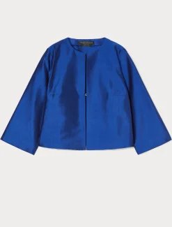 Marina Rinaldi Tunique en shantung de soie VIOLET Sale