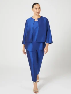 Marina Rinaldi Tunique en shantung de soie VIOLET Sale