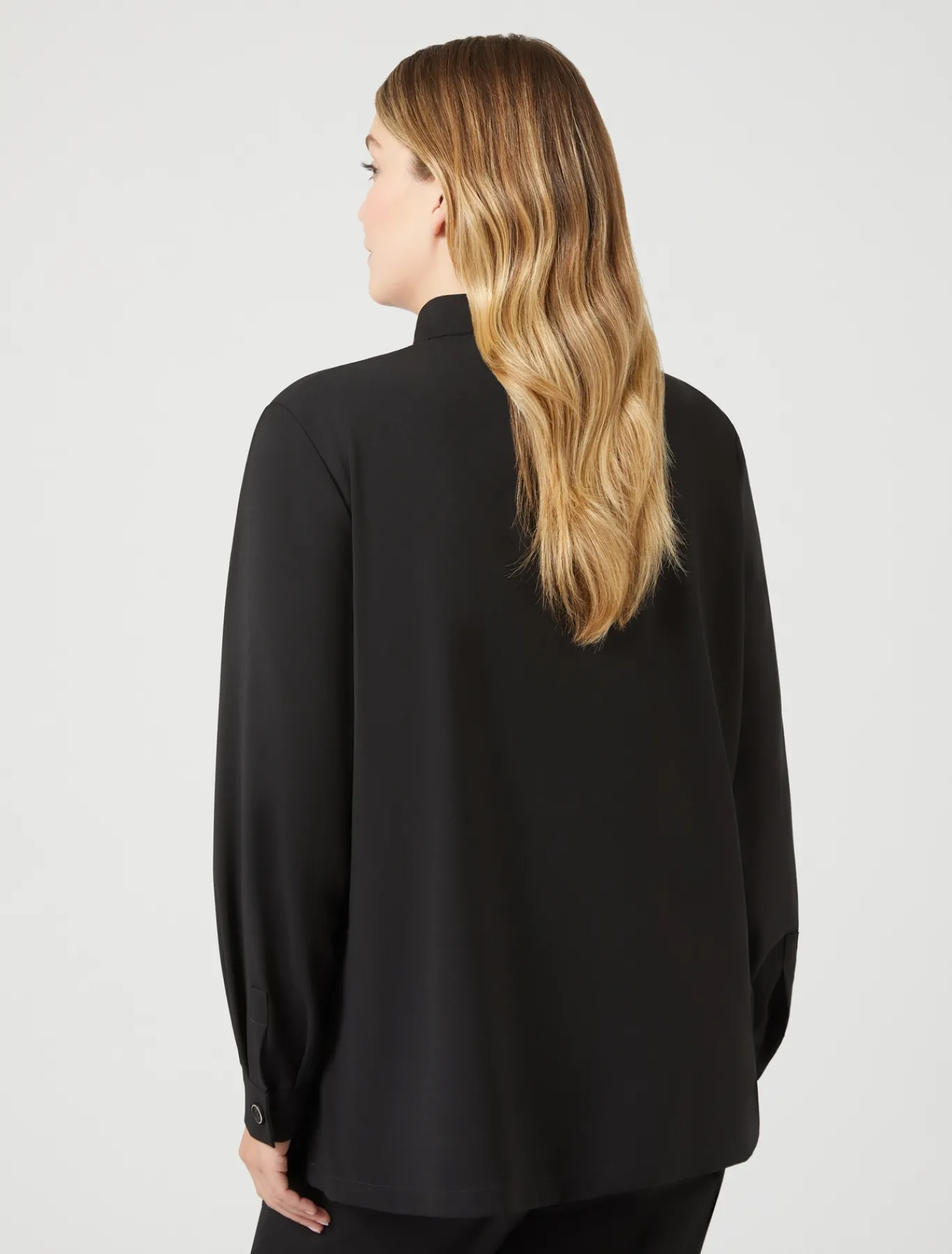 Marina Rinaldi Tunique en toile de pure laine NOIR Online