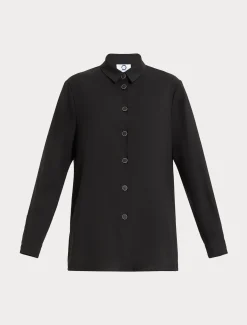 Marina Rinaldi Tunique en toile de pure laine NOIR Online