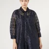 Marina Rinaldi Tunique en tulle brodé BLEUMARINE Outlet