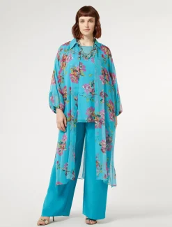 Marina Rinaldi Tunique longue et haut TURQUOISE Sale