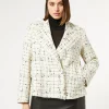 Marina Rinaldi Veste blazer à carreaux BLANC Sale