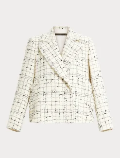 Marina Rinaldi Veste blazer à carreaux BLANC Sale