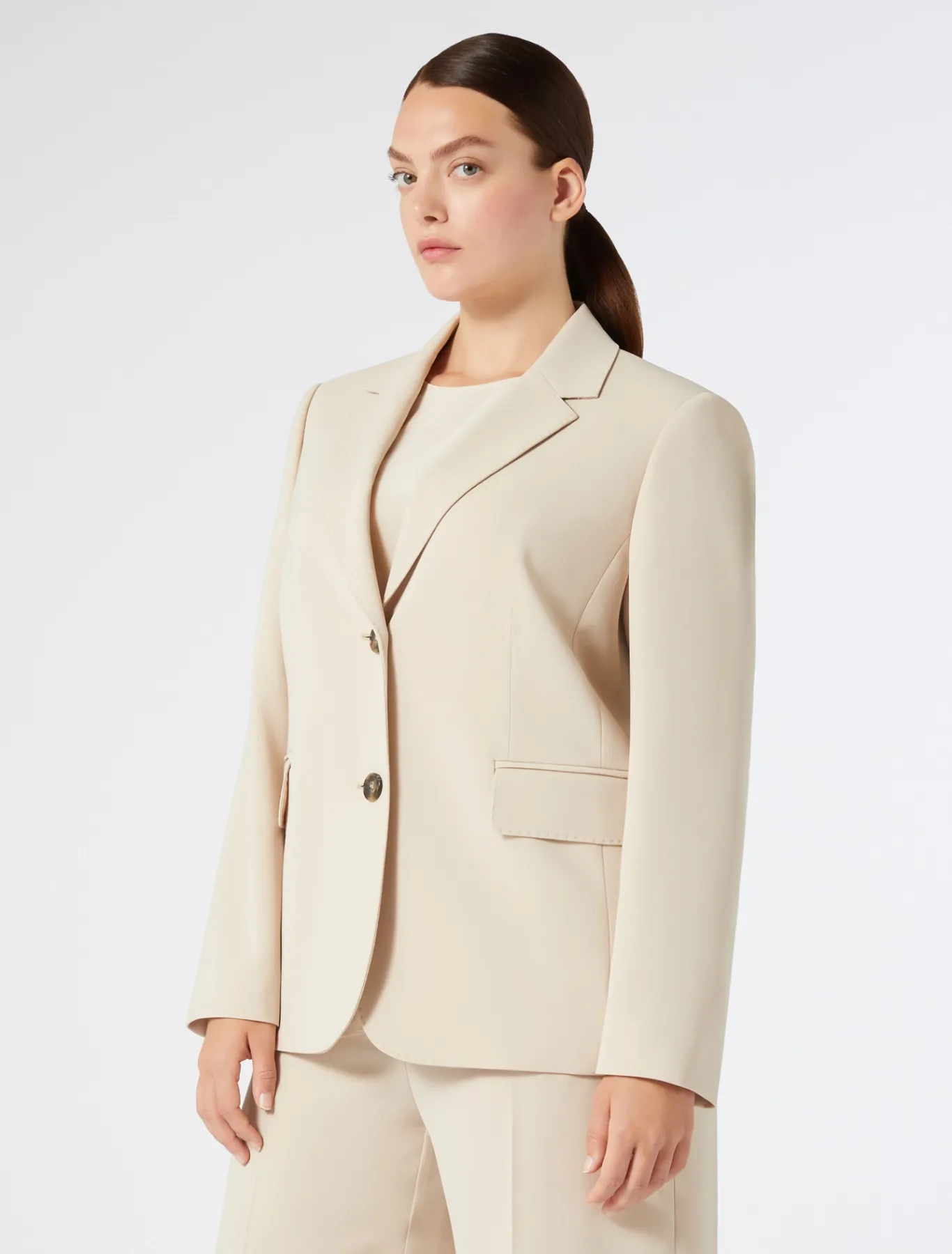 Marina Rinaldi Veste blazer en cady BEIGE Hot
