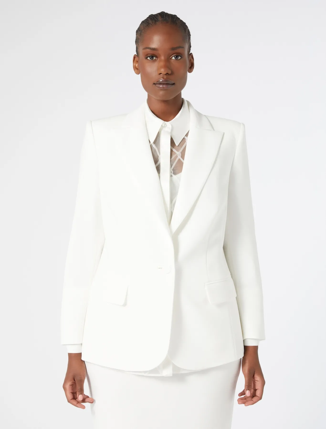 Marina Rinaldi Veste blazer en cady BLANC Best