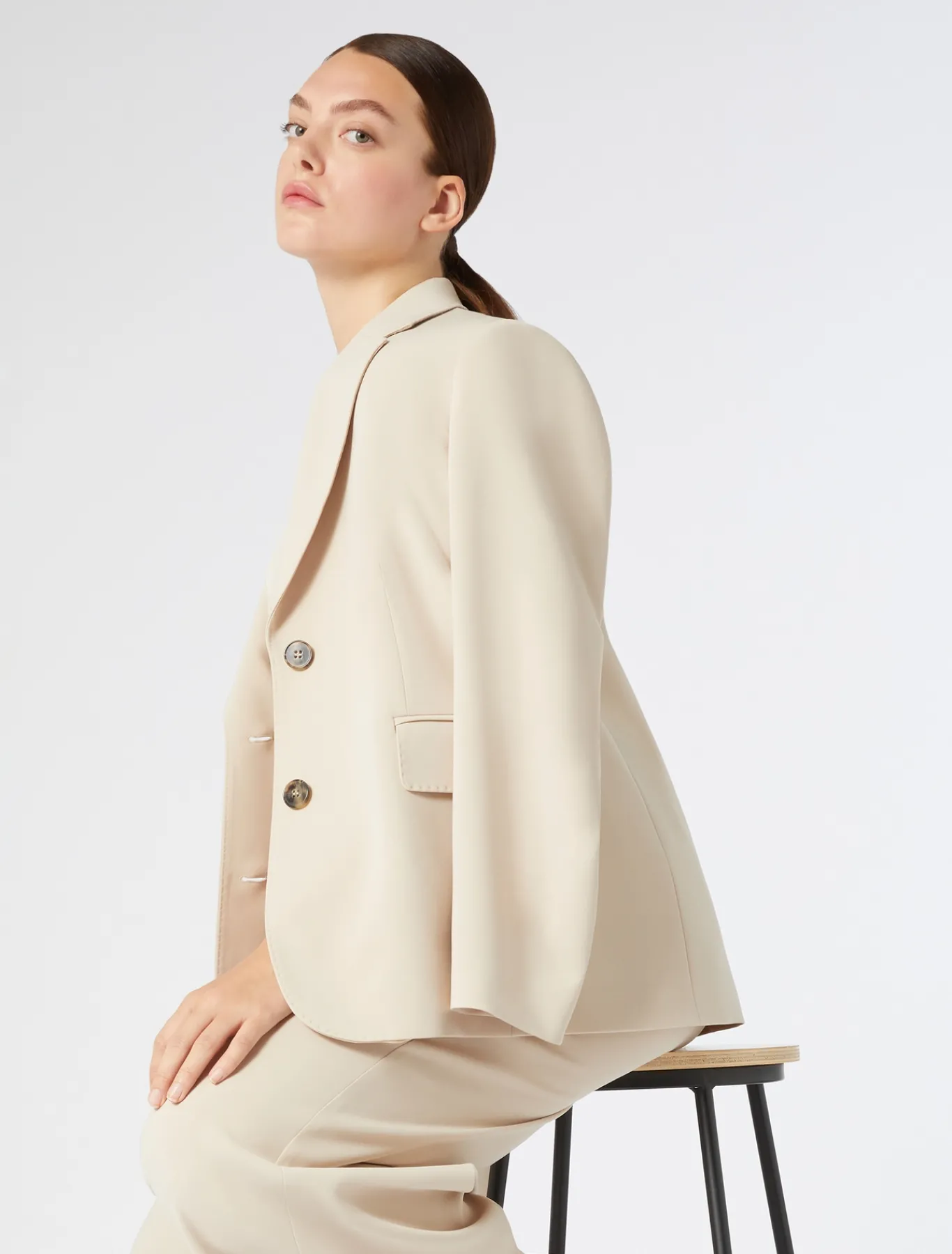 Marina Rinaldi Veste blazer en cady BEIGE Hot
