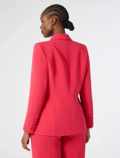 Marina Rinaldi Veste blazer en cady FUCHSIA Discount