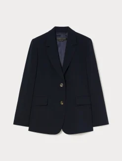 Marina Rinaldi Veste blazer en cady BLEUNUIT Online
