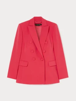 Marina Rinaldi Veste blazer en cady FUCHSIA Discount