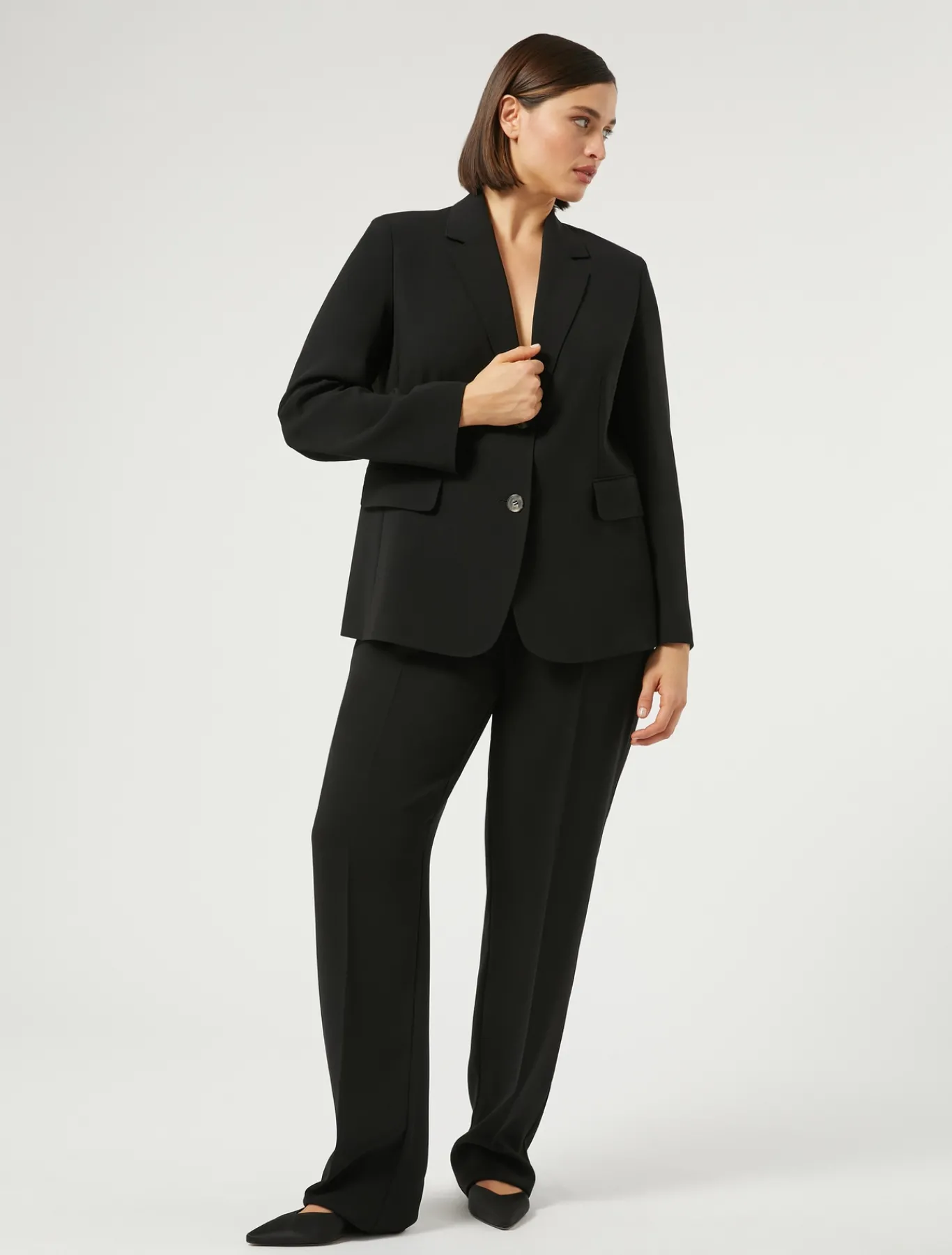 Marina Rinaldi Veste blazer en cady NOIR Clearance