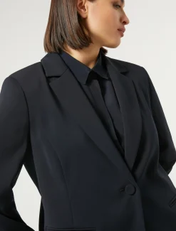 Marina Rinaldi Veste blazer en cady stretch BLEUMARINE Clearance