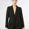 Marina Rinaldi Veste blazer en cady triacétate NOIR New