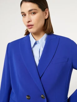 Marina Rinaldi Veste blazer en cady triacétate BLEUVIOLET Online