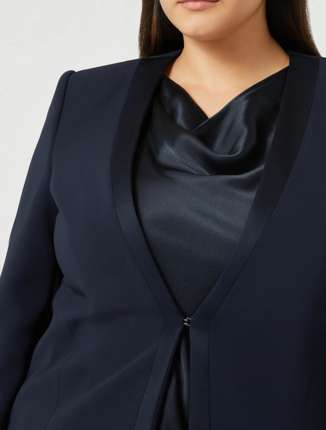 Marina Rinaldi Veste blazer en cady triacétate BLEUNUIT Sale