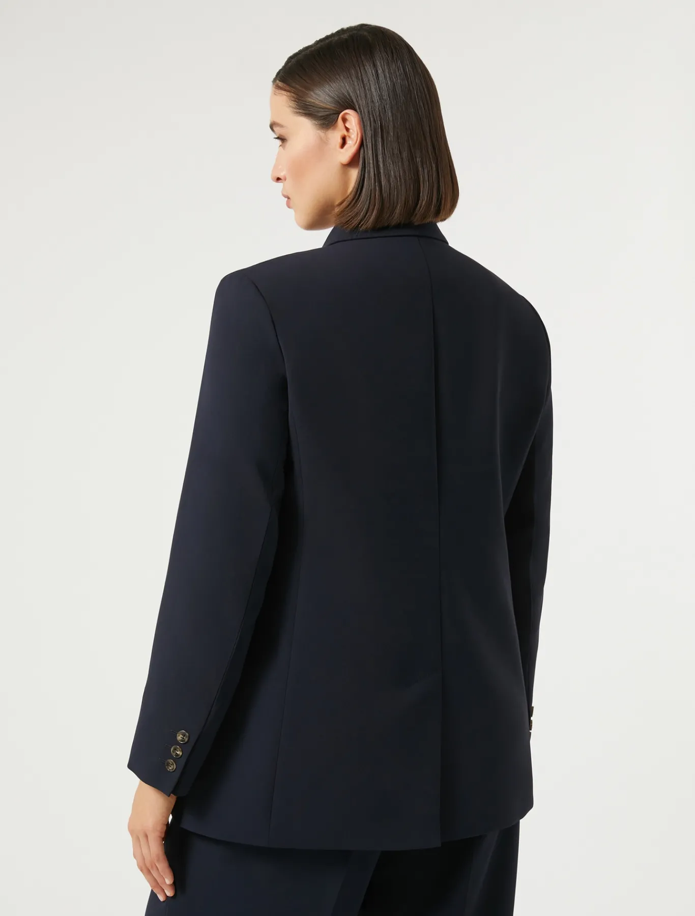 Marina Rinaldi Veste blazer en cady triacétate BLEUNUIT Clearance