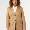 Marina Rinaldi Veste blazer en chameau POILDECHAMEAU New