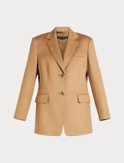 Marina Rinaldi Veste blazer en chameau POILDECHAMEAU New