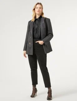 Marina Rinaldi Veste blazer en laine et soie BLEUJEANS Online