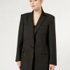 Marina Rinaldi Veste blazer en levantine avec strass NOIR Discount