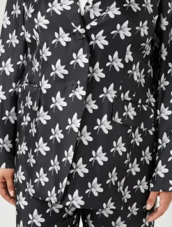 Marina Rinaldi Veste blazer en sergé de soie NOIR Hot